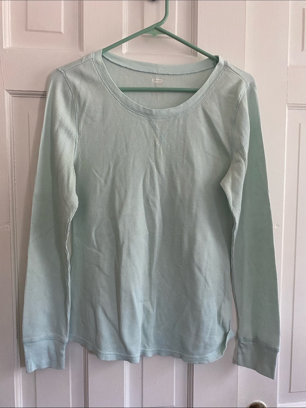 Old Navy Light Mint Green Long Sleeve Thermal Top